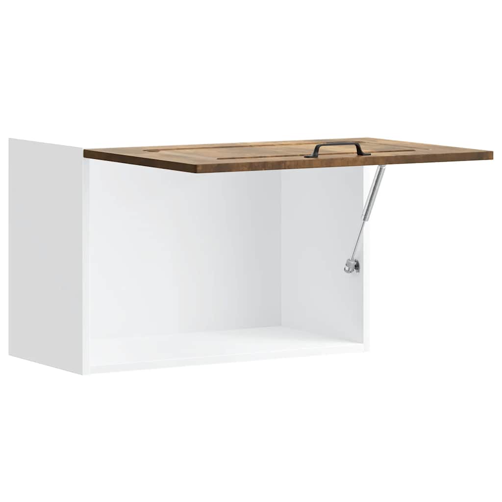 Pensile da Cucina-Mobile Cucina da Parete Kalmar Rovere Fumo in Legno Multistrato 706657