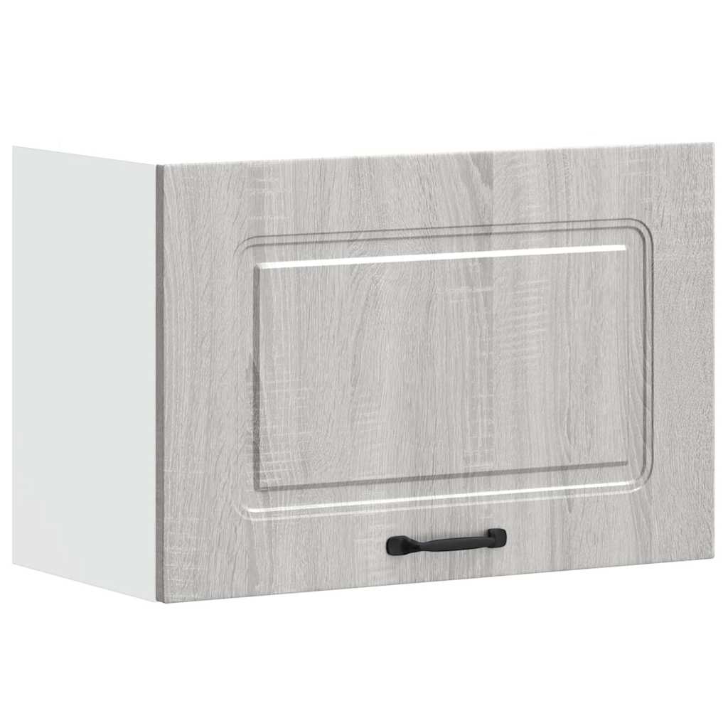Pensile da Cucina-Mobile Cucina da Parete Kalmar Grigio Sonoma in Legno Multistrato 370801