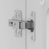 Pensile da Cucina con Porta in Vetro Kalmar Bianco Truciolato 853607