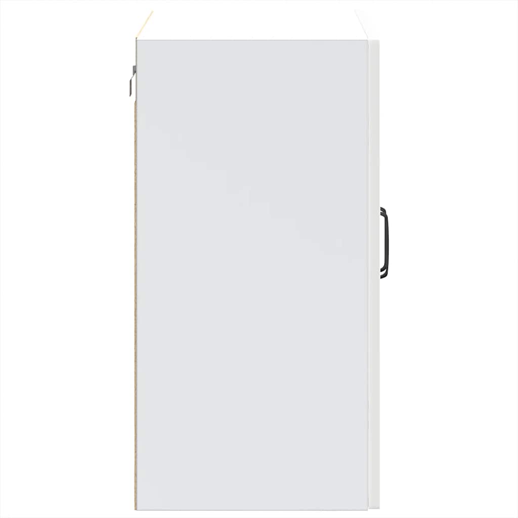 Pensile da Cucina con Porta in Vetro Kalmar Bianco Lucido 853609