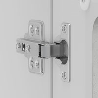 Pensile da Cucina con Porta in Vetro Kalmar Grigio Cemento 853611