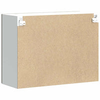 vidaXL Pensile da Cucina con Porta in Vetro Kalmar Rovere Marrone