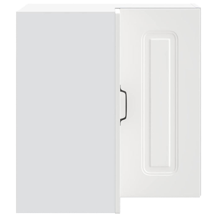 Pensile da Cucina ad Angolo Kalmar Bianco in Legno Multistrato 853617