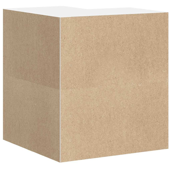 Pensile da Cucina ad Angolo-Mobile Cucina da Parete Kalmar Nero in Legno Multistrato