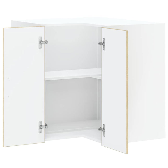 Pensile da Cucina ad Angolo-Mobile Cucina da Parete Kalmar Rovere Sonoma in Truciolato