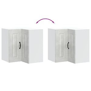 Pensile da Cucina ad Angolo Kalmar Grigio Cemento in Truciolato 853621