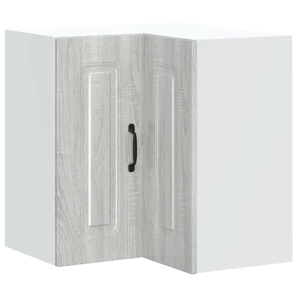 Pensile da Cucina ad Angolo Kalmar Grigio Sonoma in Truciolato 853623