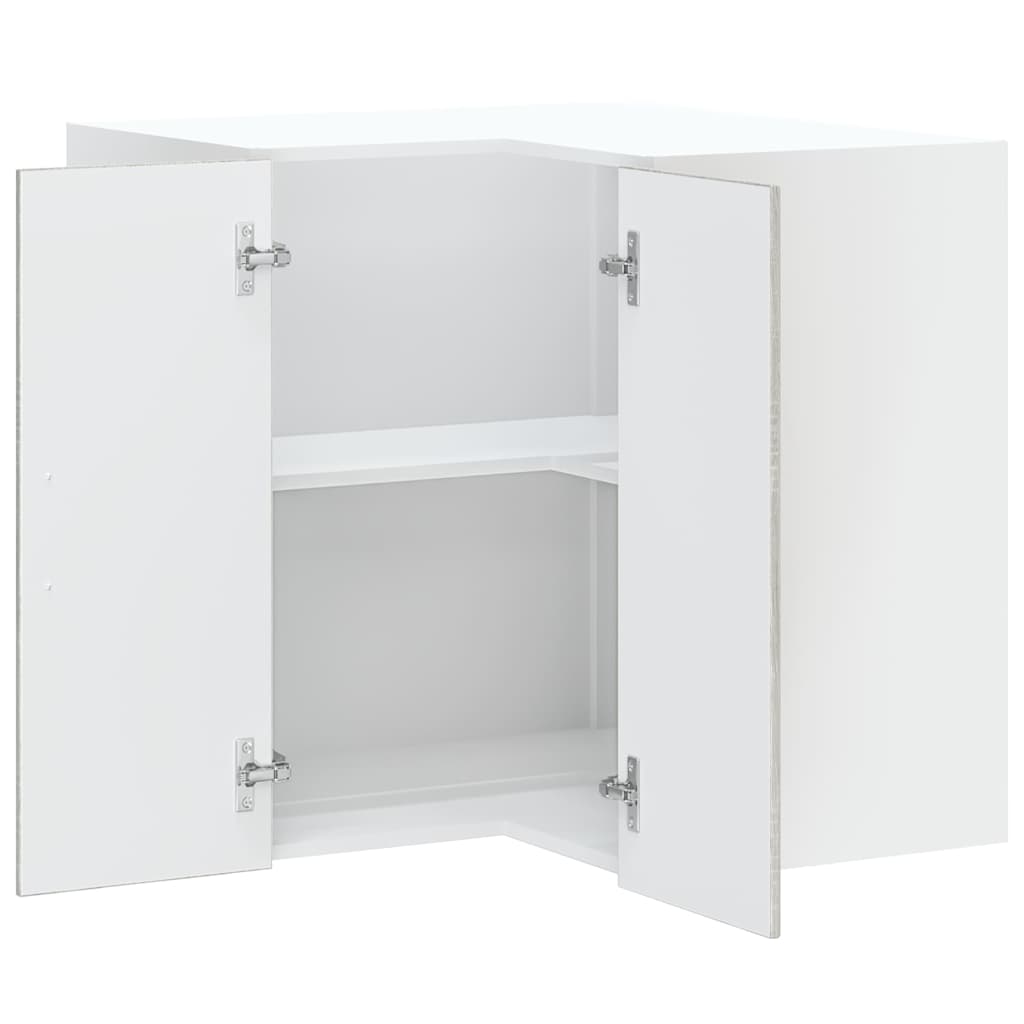 Pensile da Cucina ad Angolo Kalmar Grigio Sonoma in Truciolato 853623