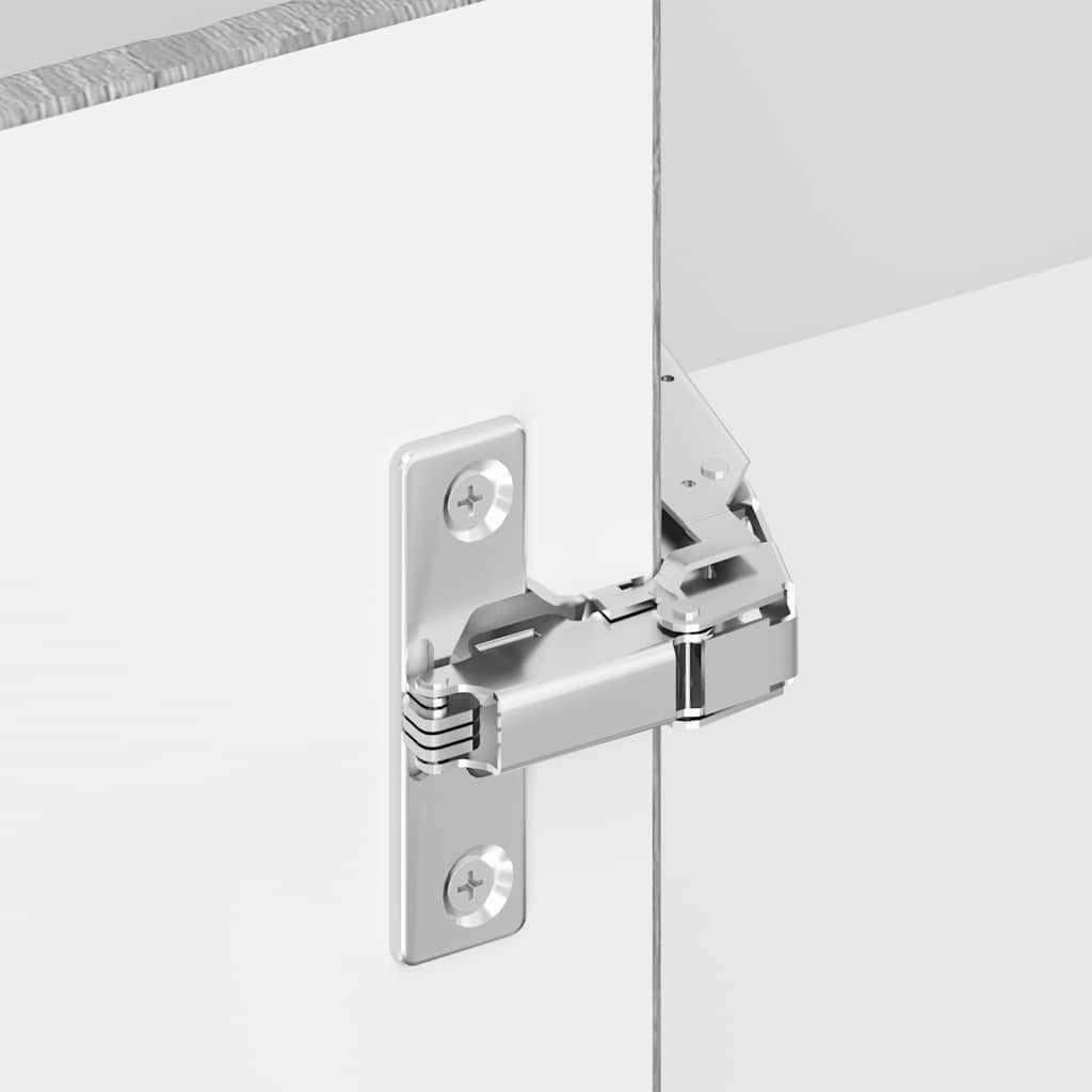 vidaXL Pensile da Cucina ad Angolo Kalmar Grigio Sonoma in Truciolato