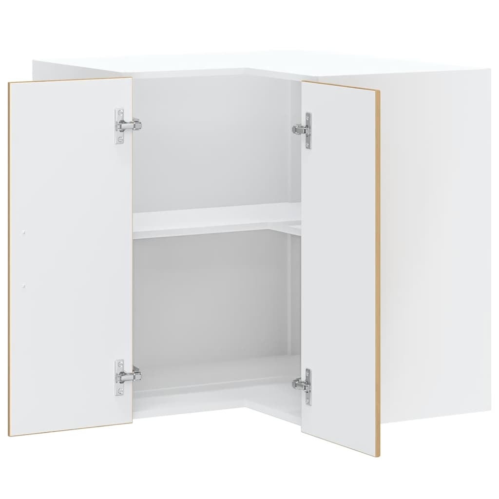 Pensile da Cucina ad Angolo-Mobile Cucina da Parete Kalmar Rovere Artigianale