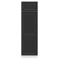 Armadio da Cucina Kalmar Nero in Legno Multistrato 853628