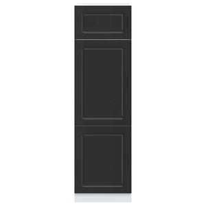 Armadio da Cucina Kalmar Nero in Legno Multistrato 853628