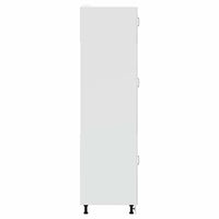 Armadio da Cucina Kalmar Bianco Lucido in Legno Multistrato 853629