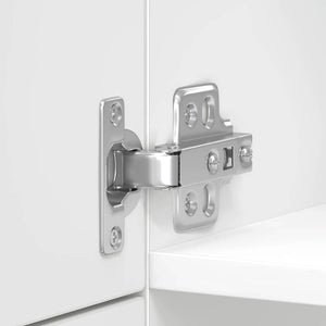 Armadio da Cucina Kalmar Bianco Lucido in Legno Multistrato 853629