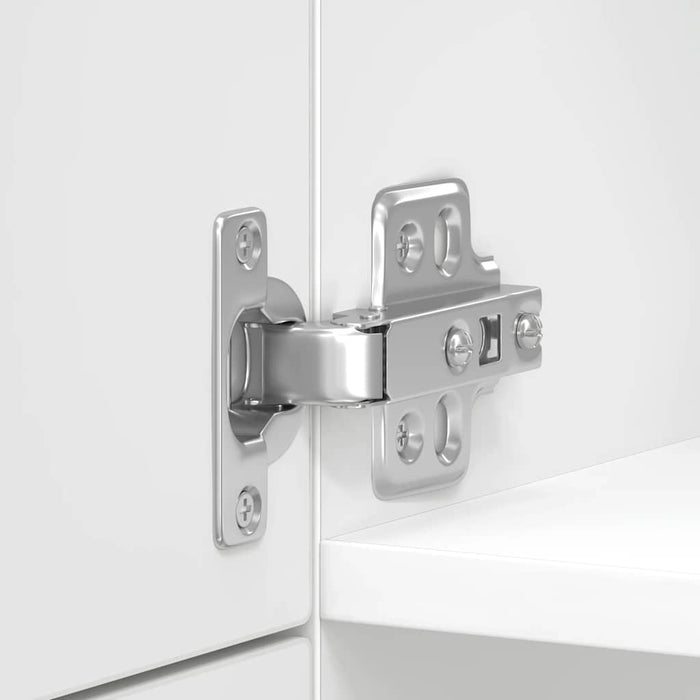 Armadio da Cucina Kalmar Bianco Lucido in Legno Multistrato 853629