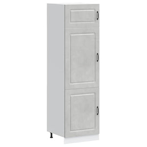 Armadio da Cucina Kalmar Grigio Cemento in Legno Multistrato 853631