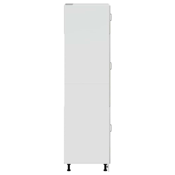 Armadio da Cucina Kalmar Grigio Cemento in Legno Multistrato 853631