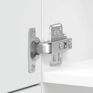 Armadio da Cucina-Credenza da Cucina Kalmar Grigio Cemento in Legno Multistrato