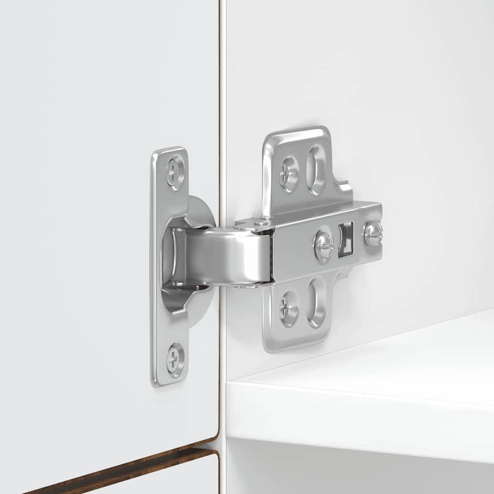 Armadio da Cucina-Credenza da Cucina Kalmar Rovere Fumo in Legno Multistrato