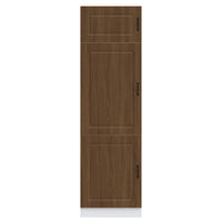 Armadio da Cucina-Credenza da Cucina Kalmar Rovere Marrone in Legno Multistrato