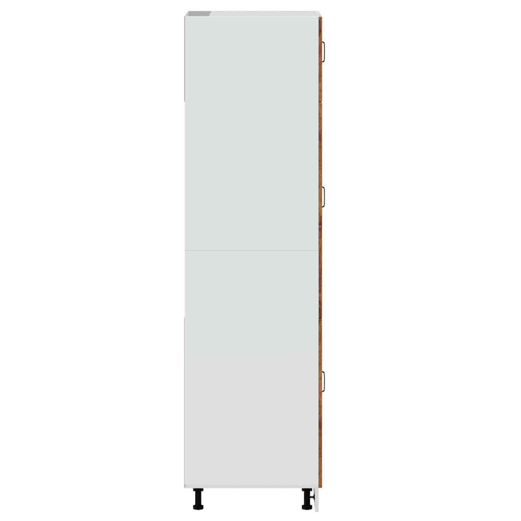 Armadio da Cucina-Credenza da Cucina Kalmar Legno Vecchio in Legno Multistrato