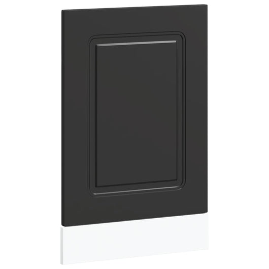 vidaXL Pannello Lavastoviglie Kalmar Nero 45x1,5x67 cm in Truciolato