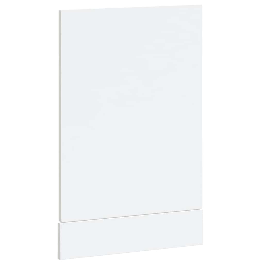 vidaXL Pannello Lavastoviglie Kalmar Bianco Lucido 45x1,5x67 cm