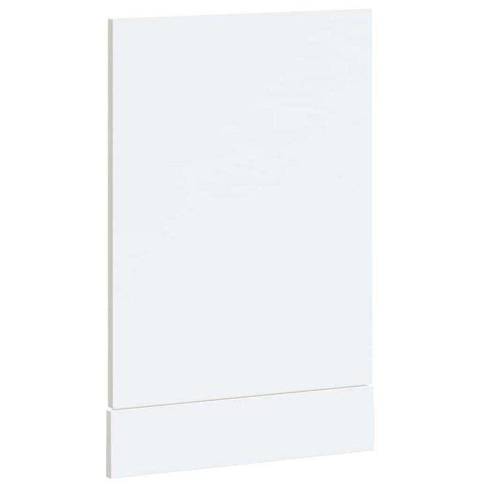 vidaXL Pannello Lavastoviglie Kalmar Bianco Lucido 45x1,5x67 cm