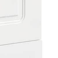 vidaXL Pannello Lavastoviglie Kalmar Bianco Lucido 45x1,5x67 cm