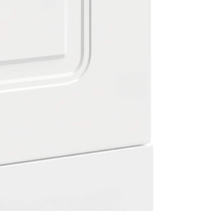 vidaXL Pannello Lavastoviglie Kalmar Bianco Lucido 45x1,5x67 cm