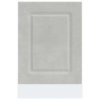 Pannello Lavastoviglie Kalmar Grigio Cemento 45x1,5x67 cm