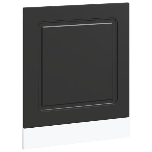 Pannello Lavastoviglie Kalmar Nero 60x1,5x67 cm in Truciolato 853658