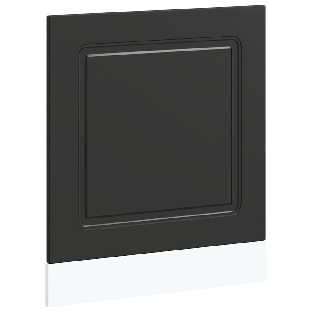 Pannello Lavastoviglie Kalmar Nero 60x1,5x67 cm in Truciolato