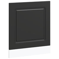 Pannello Lavastoviglie Kalmar Nero 60x1,5x67 cm in Truciolato