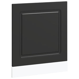 Pannello Lavastoviglie Kalmar Nero 60x1,5x67 cm in Truciolato