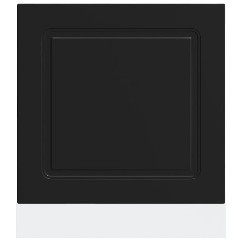 Pannello Lavastoviglie Kalmar Nero 60x1,5x67 cm in Truciolato 853658