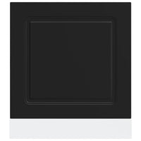 Pannello Lavastoviglie Kalmar Nero 60x1,5x67 cm in Truciolato 853658