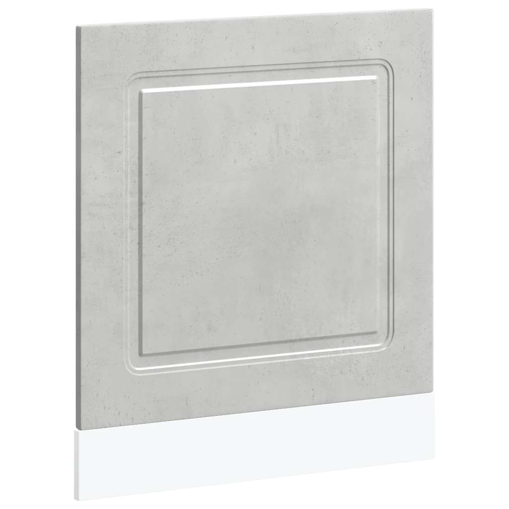 vidaXL Pannello Lavastoviglie Kalmar Grigio Cemento 60x1,5x67 cm