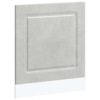 vidaXL Pannello Lavastoviglie Kalmar Grigio Cemento 60x1,5x67 cm