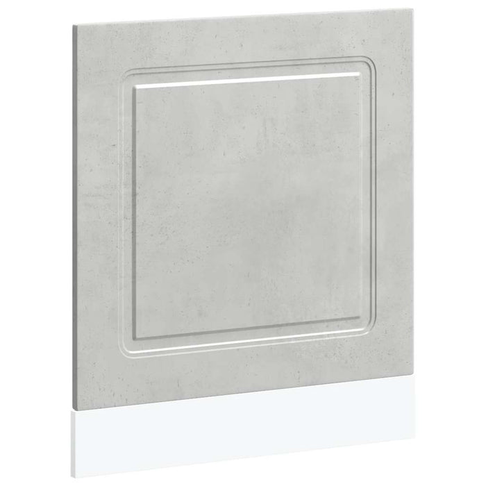vidaXL Pannello Lavastoviglie Kalmar Grigio Cemento 60x1,5x67 cm
