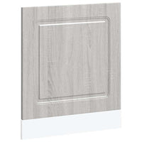 vidaXL Pannello Lavastoviglie Kalmar Grigio Sonoma 60x1,5x67 cm
