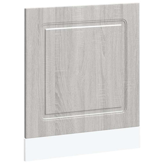 vidaXL Pannello Lavastoviglie Kalmar Grigio Sonoma 60x1,5x67 cm