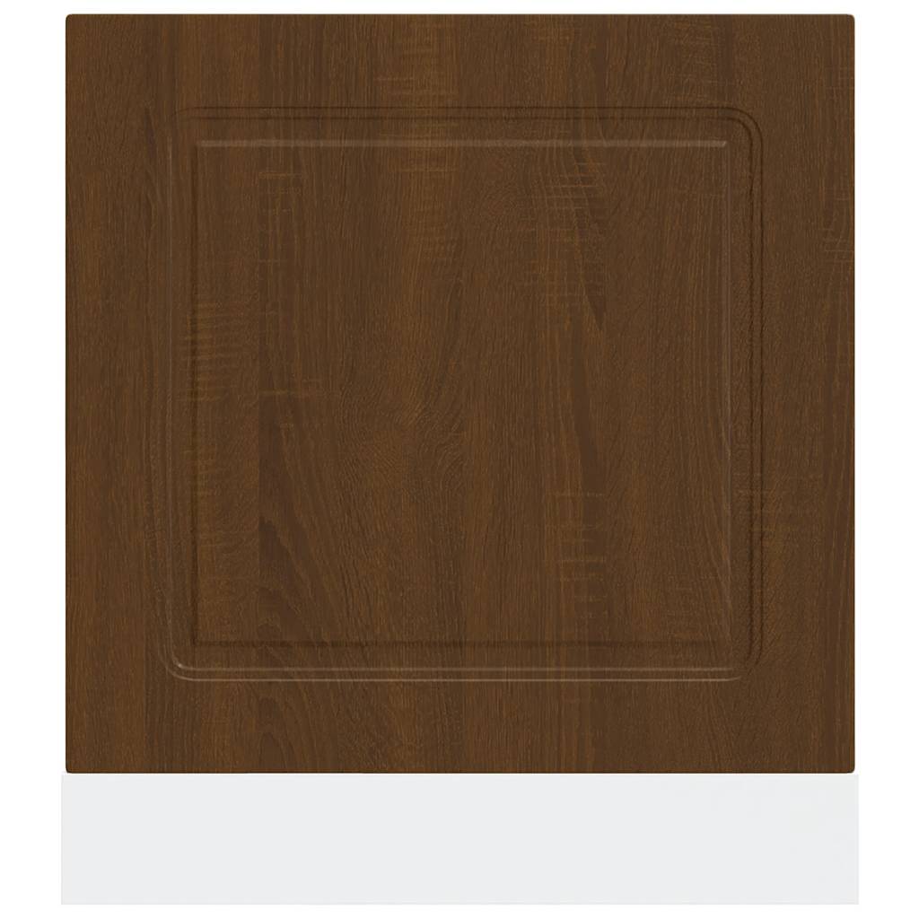 Pannello Lavastoviglie Kalmar Rovere Marrone 60x1,5x67 cm