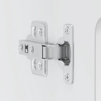 Pensile da Cucina con Porta in Vetro Kalmar Bianco Truciolato 853667