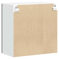 vidaXL Pensile da Cucina con Porta in Vetro Kalmar Nero Truciolato