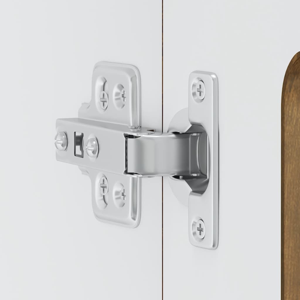 Pensile da Cucina con Porta in Vetro Kalmar Rovere Fumo 853672