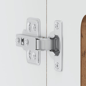 Pensile da Cucina con Porta in Vetro Kalmar Legno Vecchio 853675