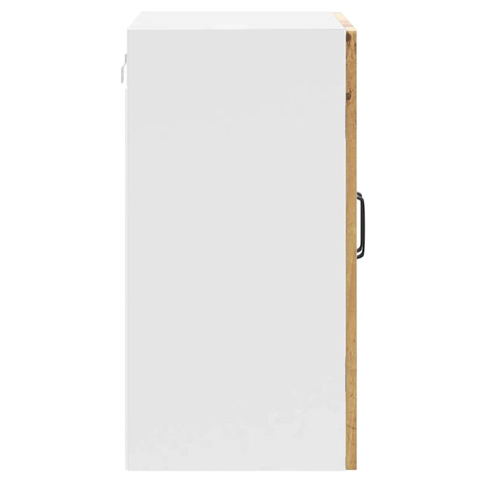 vidaXL Pensile da Cucina con Porta in Vetro Kalmar Rovere Artigianale