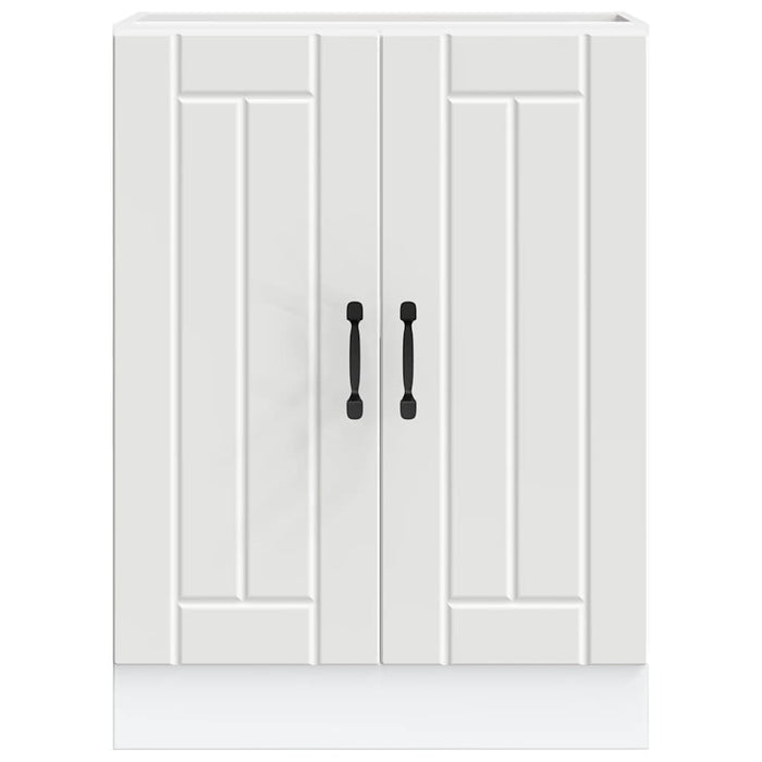 Mobile Base Lavello Lucca Bianco in Legno Multistrato 853677