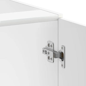 vidaXL Mobile Base Lavello Lucca Bianco in Legno Multistrato